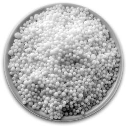 Bolas de poliestireno blancas para adhesivos en soluciones de construcci&oacute;n y reparaci&oacute;n.