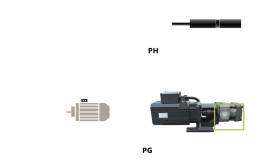 Motor y bomba de control para maquinaria industrial.